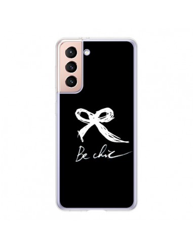 Coque Samsung Galaxy S21 5G Be Chic Noeud Papillon Blanc -  Léa Clément