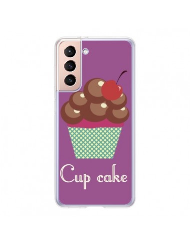 Coque Samsung Galaxy S21 5G Cupcake Cerise Chocolat -  Léa Clément