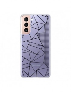 Coque Samsung Galaxy S21 5G Lignes Grilles Side Grid...