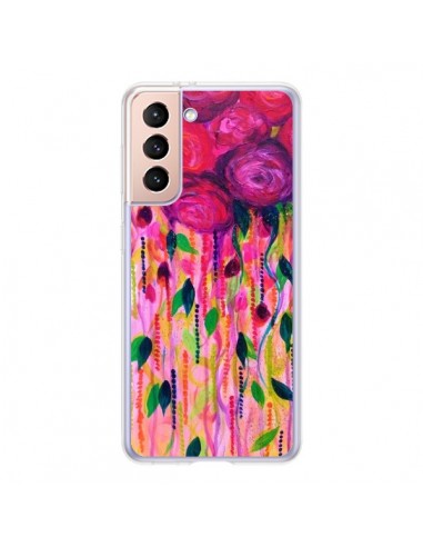 Coque Samsung Galaxy S21 5G Roses Rouges - Ebi Emporium