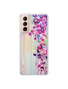 Coque Samsung Galaxy S21 5G Fleurs Dance of Sakura - Ebi...