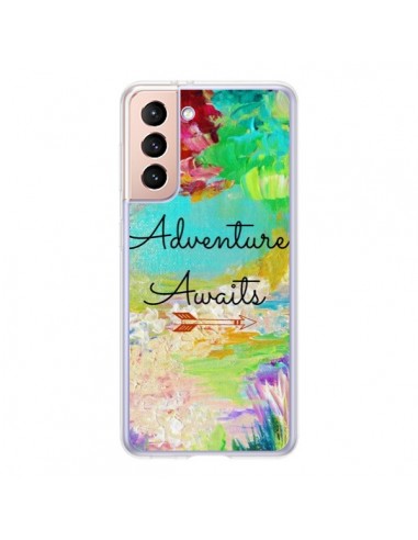 Coque Samsung Galaxy S21 5G Adventure Awaits Fleurs - Ebi Emporium