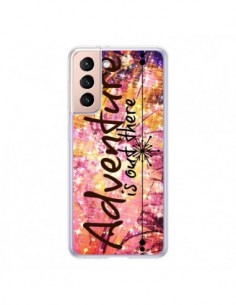 Coque Samsung Galaxy S21 5G Adventure Is Out There Fleurs...