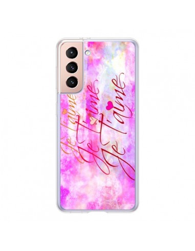 Coque Samsung Galaxy S21 5G Je t'aime I Love You - Ebi Emporium