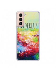 Coque Samsung Galaxy S21 5G Wanderlust Flowers - Ebi...