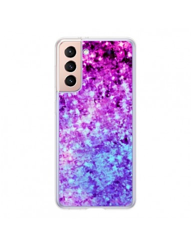Coque Samsung Galaxy S21 5G Radiant Orchid Galaxy Paillettes - Ebi Emporium