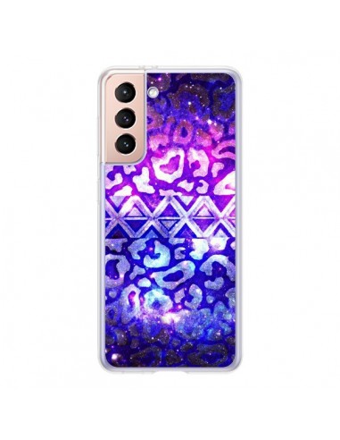 Coque Samsung Galaxy S21 5G Tribal Leopard Galaxy - Ebi Emporium