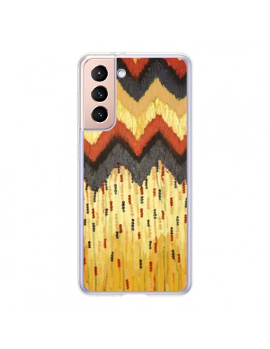 Coque Samsung Galaxy S21 5G Shine On Gold Azteque - Ebi Emporium