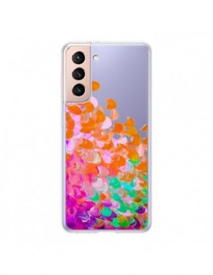 Coque Samsung Galaxy S21 5G Creation in Color Orange...