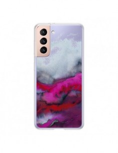 Coque Samsung Galaxy S21 5G Winter Waves Vagues Hiver...