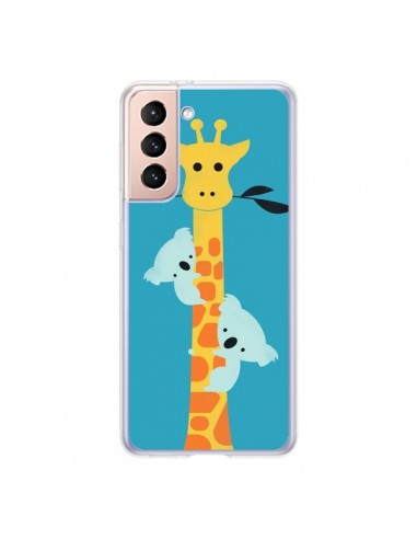 Coque Samsung Galaxy S21 5G Koala Girafe Arbre - Jay Fleck