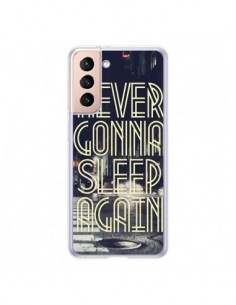 Coque Samsung Galaxy S21 5G Never Gonna Sleep New York...