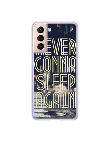 Coque Samsung Galaxy S21 5G Never Gonna Sleep New York City - Javier Martinez