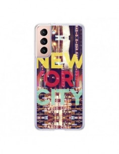 Coque Samsung Galaxy S21 5G New York City Buildings -...