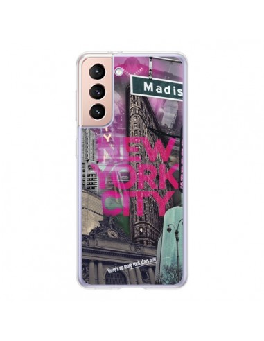 Coque Samsung Galaxy S21 5G New York City Rose - Javier Martinez