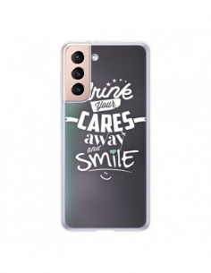 Coque Samsung Galaxy S21 5G Drink Gris - Javier Martinez