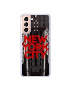 Coque Samsung Galaxy S21 5G New York City Rouge - Javier...