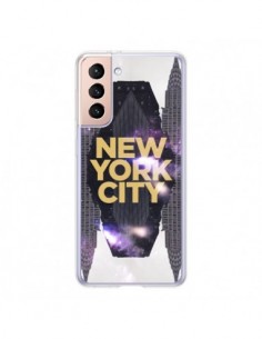 Coque Samsung Galaxy S21 5G New York City Orange - Javier...
