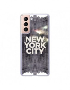 Coque Samsung Galaxy S21 5G New York City Gris - Javier...