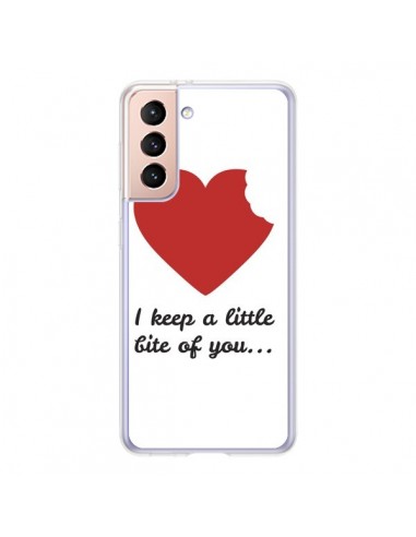 Coque Samsung Galaxy S21 5G I Keep a little bite of you Coeur Love Amour - Julien Martinez