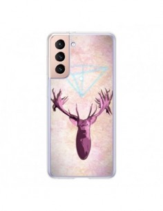 Coque Samsung Galaxy S21 5G Cerf Deer Spirit - Jonathan...