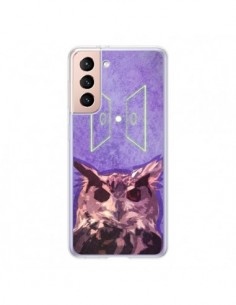 Coque Samsung Galaxy S21 5G Chouette Owl Spirit -...