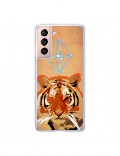 Coque Samsung Galaxy S21 5G Tigre Tiger Spirit - Jonathan...