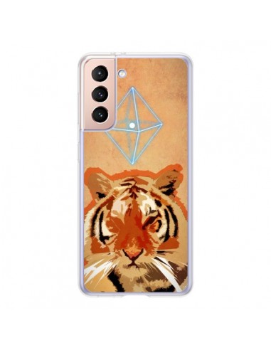 Coque Samsung Galaxy S21 5G Tigre Tiger Spirit - Jonathan Perez