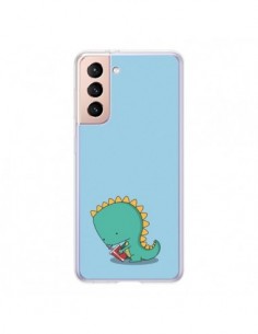 Coque Samsung Galaxy S21 5G Dino le Dinosaure - Jonathan...