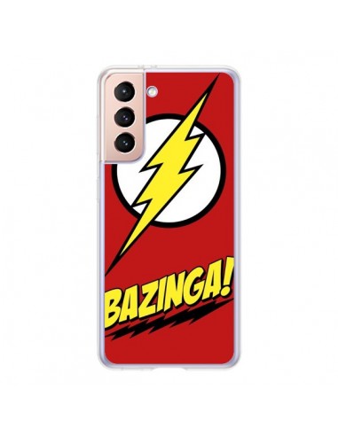 Coque Samsung Galaxy S21 5G Bazinga Sheldon The Big Bang Theory - Jonathan Perez