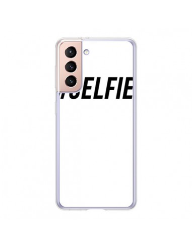 Coque Samsung Galaxy S21 5G Hashtag Selfie Noir Vertical - Jonathan Perez
