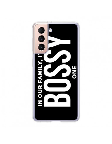 Coque Samsung Galaxy S21 5G In our family i'm the Bossy one - Jonathan Perez