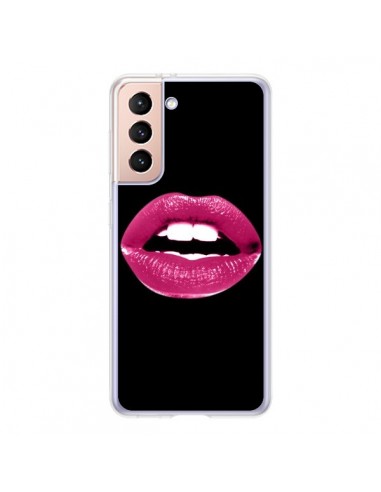 Coque Samsung Galaxy S21 5G Lèvres Roses - Jonathan Perez