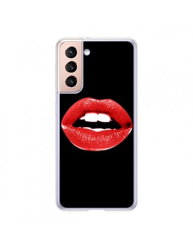 Coque Samsung Galaxy S21 5G Lèvres Rouges - Jonathan Perez