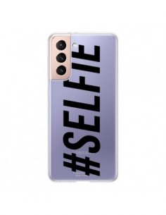 Coque Samsung Galaxy S21 5G Hashtag Selfie Transparente -...