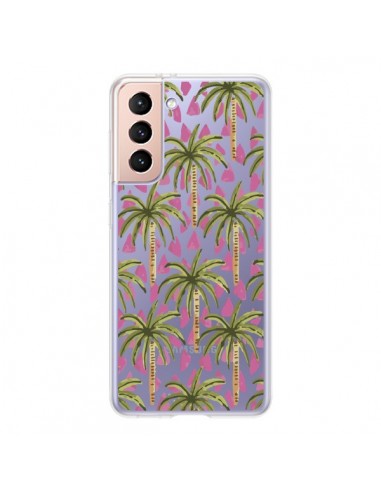 Coque Samsung Galaxy S21 5G Palmier Palmtree Transparente - Dricia Do