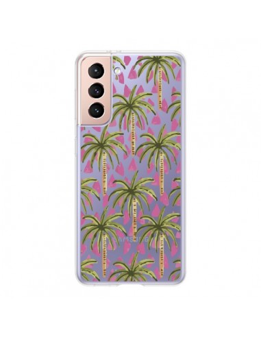 Coque Samsung Galaxy S21 5G Palmier Palmtree Transparente - Dricia Do
