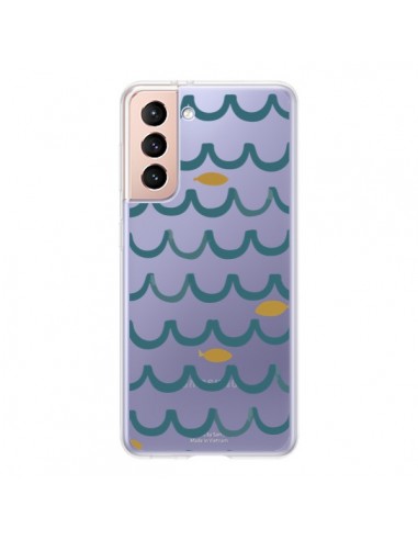 Coque Samsung Galaxy S21 5G Poisson Fish Water Transparente - Dricia Do