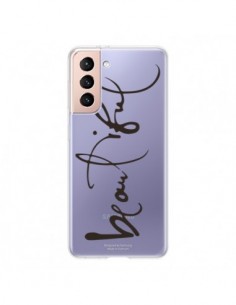 Coque Samsung Galaxy S21 5G Beautiful Transparente -...