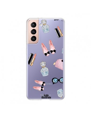 Coque Samsung Galaxy S21 5G Essential Beautiful Belle Essentiel Transparente - kateillustrate