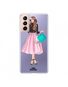 Coque Samsung Galaxy S21 5G Shopping Time Transparente -...