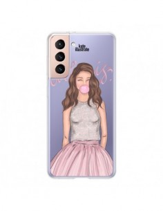 Coque Samsung Galaxy S21 5G Bubble Girl Tiffany Rose...