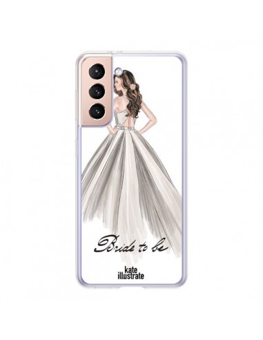 Coque Samsung Galaxy S21 5G Bride To Be Mariée Mariage - kateillustrate