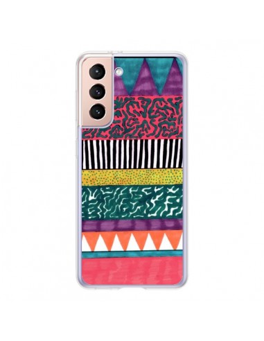 Coque Samsung Galaxy S21 5G Azteque Dessin - Kris Tate