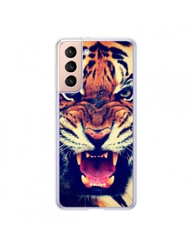 Coque Samsung Galaxy S21 5G Tigre Swag Roar Tiger - Laetitia