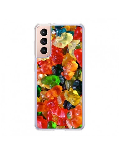 Coque Samsung Galaxy S21 5G Bonbon Ourson Candy - Laetitia