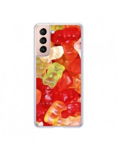 Coque Samsung Galaxy S21 5G Bonbon Ourson Multicolore...