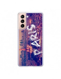 Coque Samsung Galaxy S21 5G Paris Tour Eiffel Tower Nuit...