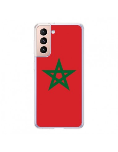 Coque Samsung Galaxy S21 5G Drapeau Maroc Marocain - Laetitia