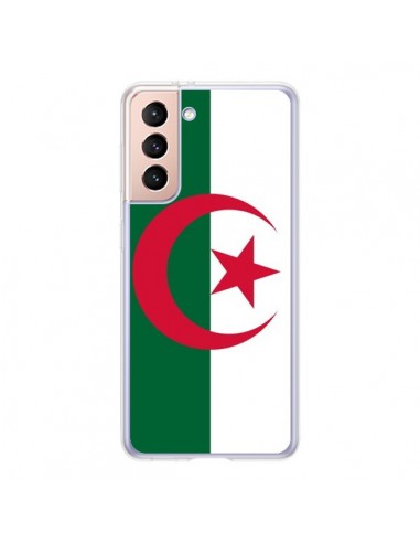 Coque Samsung Galaxy S21 5G Drapeau Algérie Algérien - Laetitia